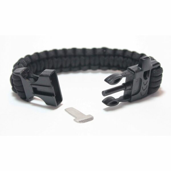 Paracord Survival Bracelet with Fire Starter and Whistle Built In - 3 Sizes-467