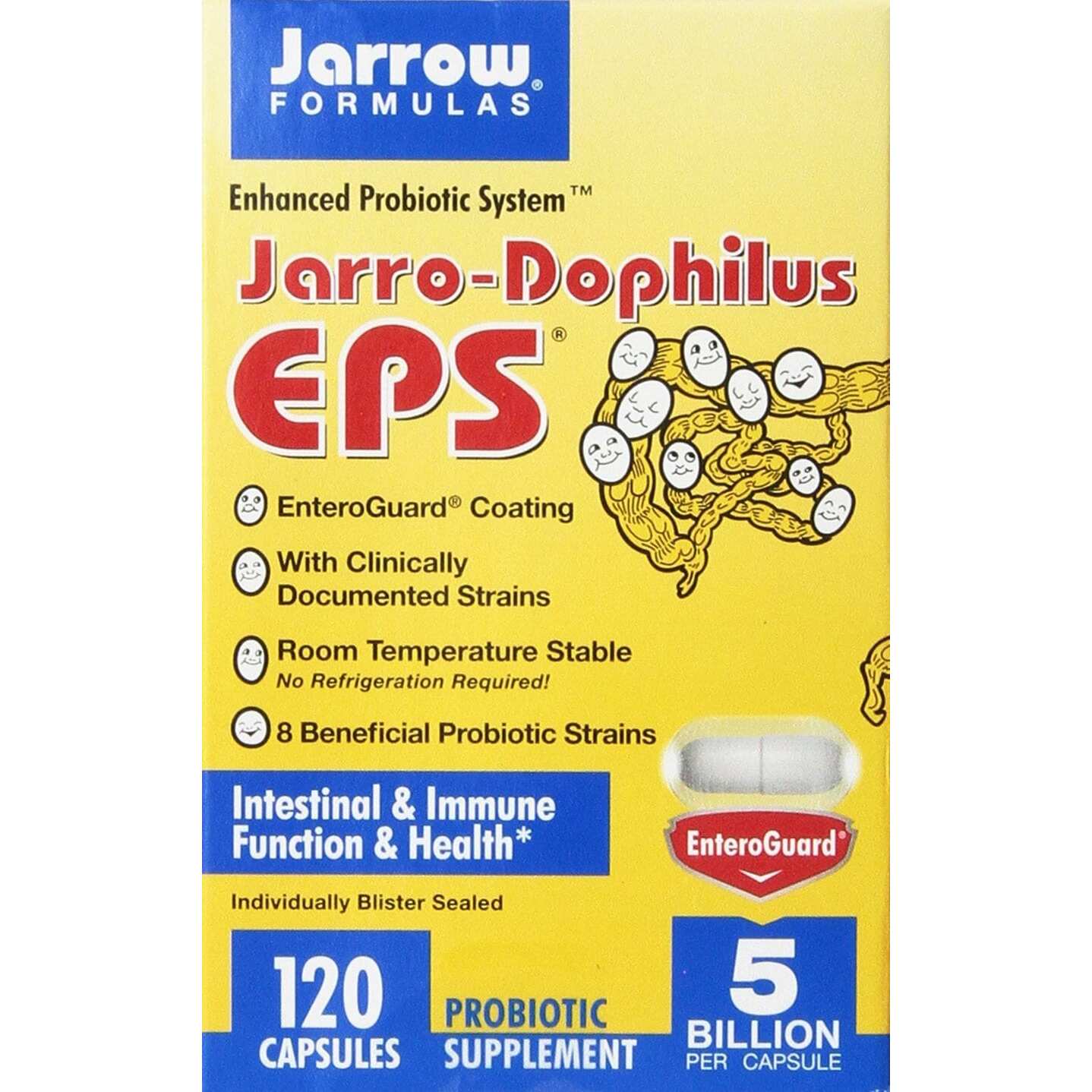 Jarrow formulas jarro dophilus eps probiotic 5 billion 120 capsules