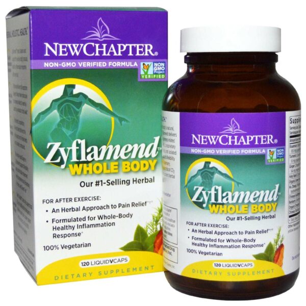 Zyflamend Whole Body Joint Supplement - 120 Liquid VCaps - New Chapter-0