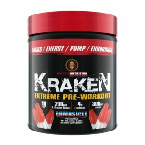 Sparta Nutrition Kraken Pre Workout - Bombsicle - 40 Servings