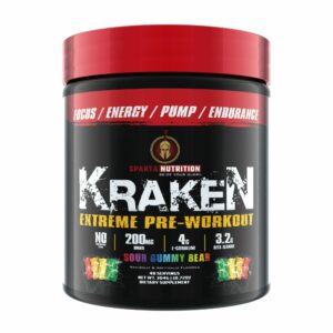 Sparta Nutrition Kraken Pre Workout - Sour Gummy Bear - 40 Servings