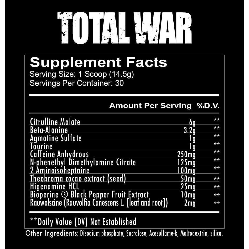 RedCon1 Total War 30 Servings Sour Gummy Bear 647603261294