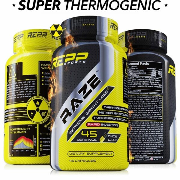 Repp Sports Raze - Extreme Fat Burner - 45 Capsules