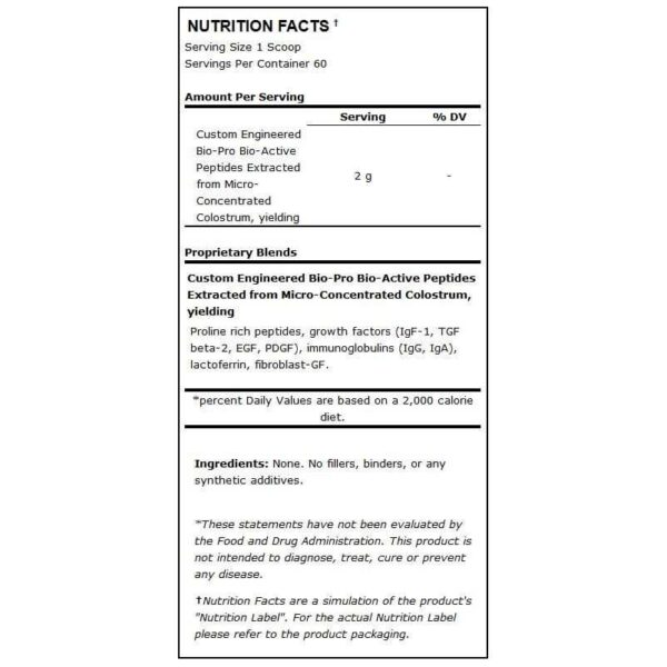 bio-gro nutritional information