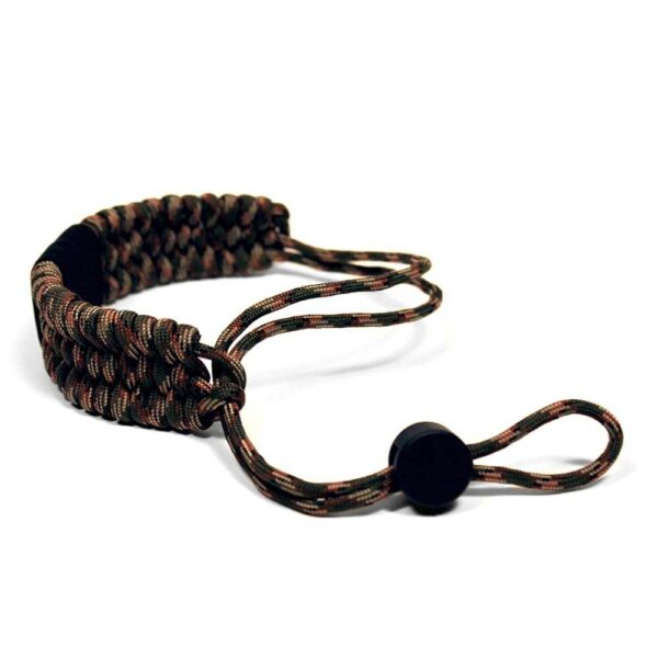 Paracord Camera Wrist Strap – Adjustable Size – 550lb Paracord – 4 Colors – Wrist Strap for Cameras, Binoculars & Other Hand Held Items (Camo)-2409