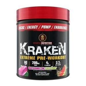 Sparta Nutrition Kraken Pre Workout - Watermelon - 40 Servings-0