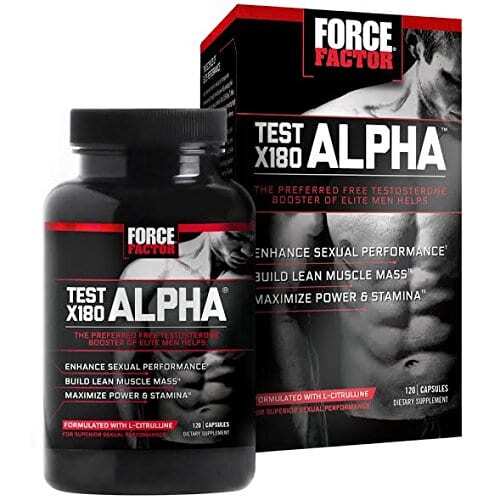Force Factor Test X180 Alpha 120 Capsules
