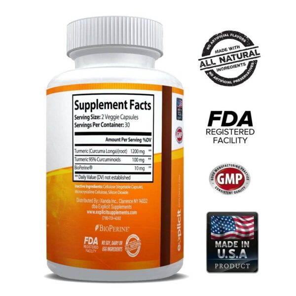 Instaflex Advanced and Turmeric Curcumin - Ultimate Joint Pain Relief Combination – 1 Month Supply-3064