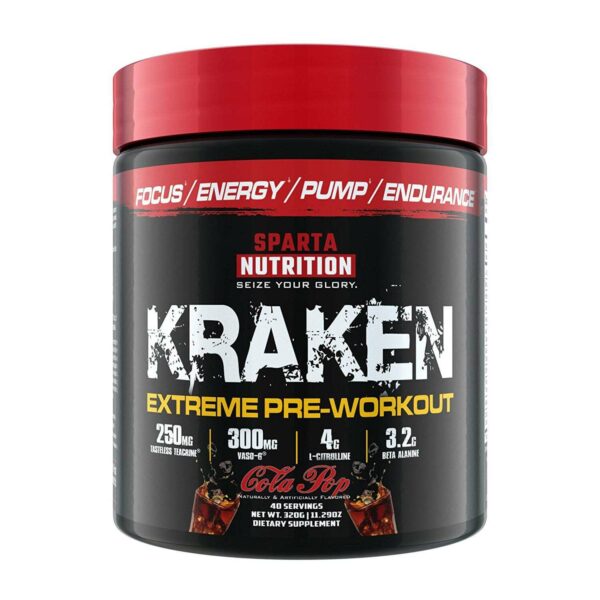 Sparta Nutrition Kraken Pre Workout - Soda Pop - 40 Servings-0