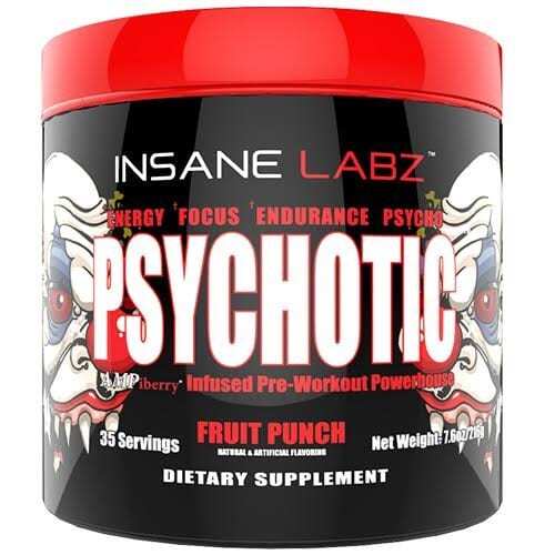 Psychotic Pre Workout By Insane Labz All Flavors 35 Servings