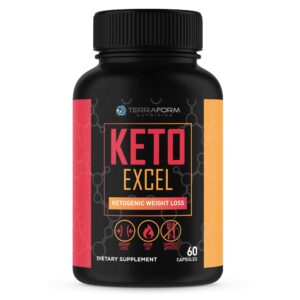 Keto Excel – Powerful Keto Diet Weight Loss Supplement – 60 Capsules - TerraForm Nutrition-0