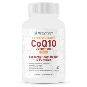 Extra Strength CoQ10 200mg – 30 Capsules - TerraForm Nutrition-0