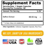 Pure Saffron Extract 88.5mg – 60 Capsules - TerraForm Nutrition-3410