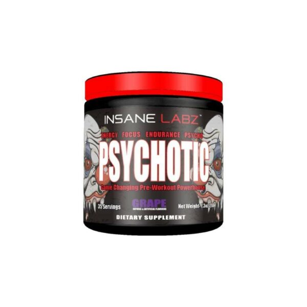 Psychotic Pre Workout by Insane Labz All Flavors 35 Servings