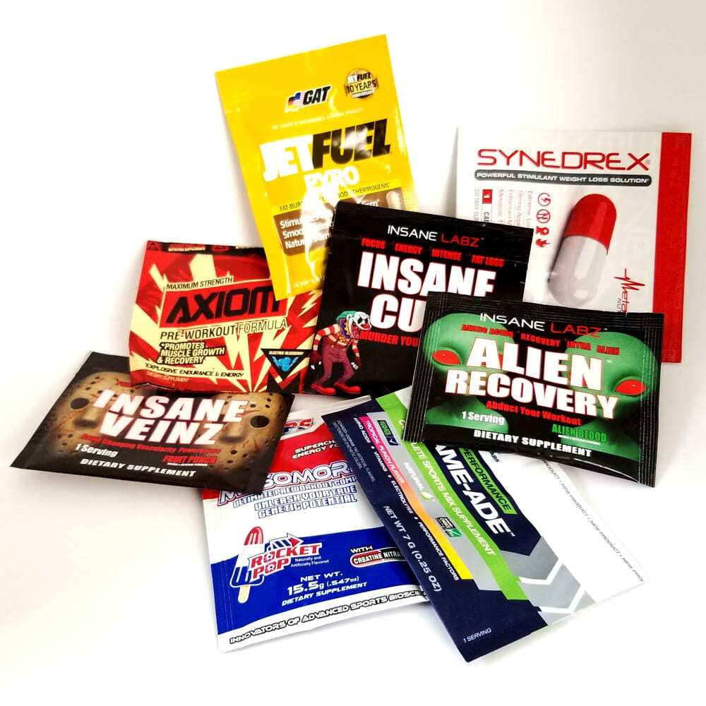 Sample packs for supplements