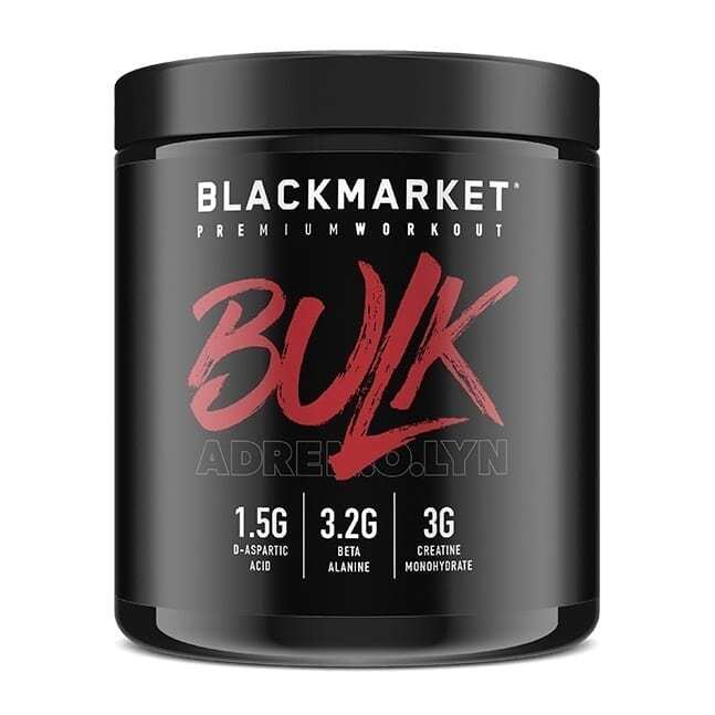 Bulk Pre Workout Fruit Punch 30 Servings By