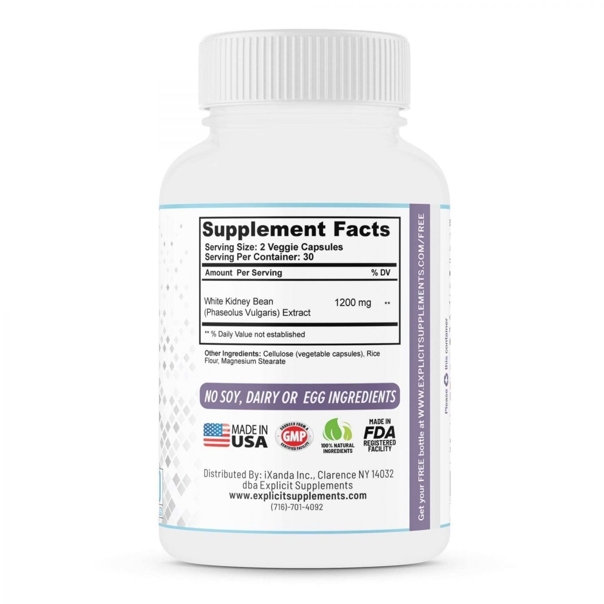 Max Strength Keto Carb Blocker 1200mg 60 Capsules