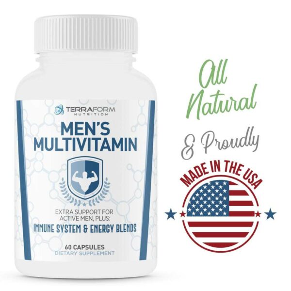 Men’s Multivitamin – Daily Support for Men’s Nutritional Needs – 60 Capsules-3541