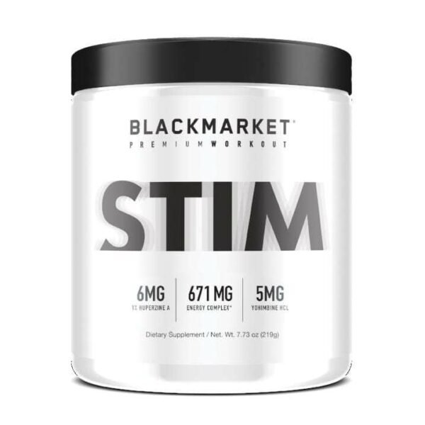 Stim - Pre Workout - Tropical Punch - 30 Servings By Blackmarket Labs-0