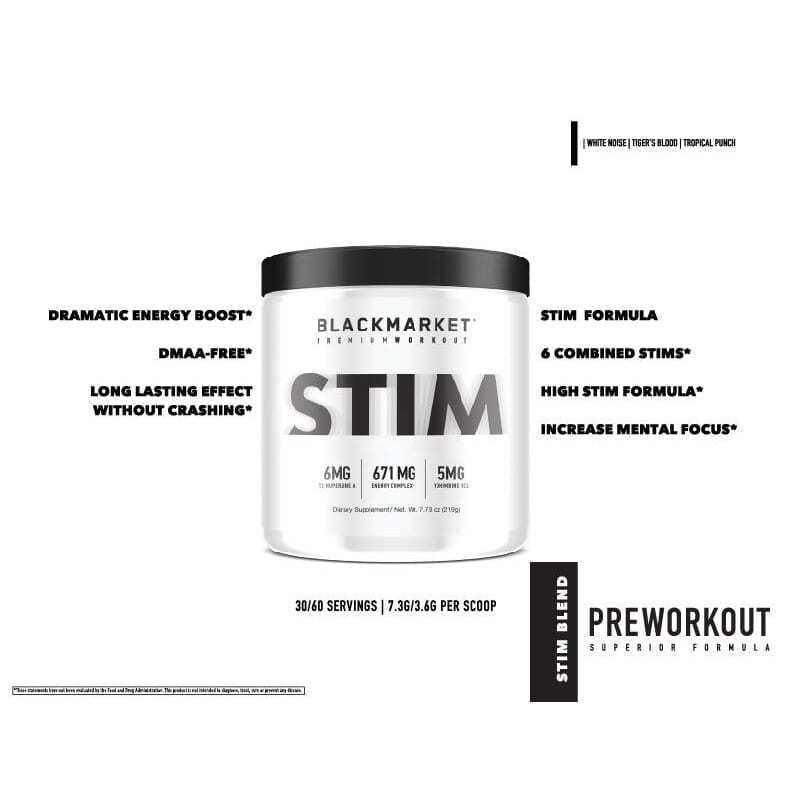 Stim Pre Workout Tiger’s Blood 30 Servings By Stim Pre Workout Tiger’s Blood 30 Servings By