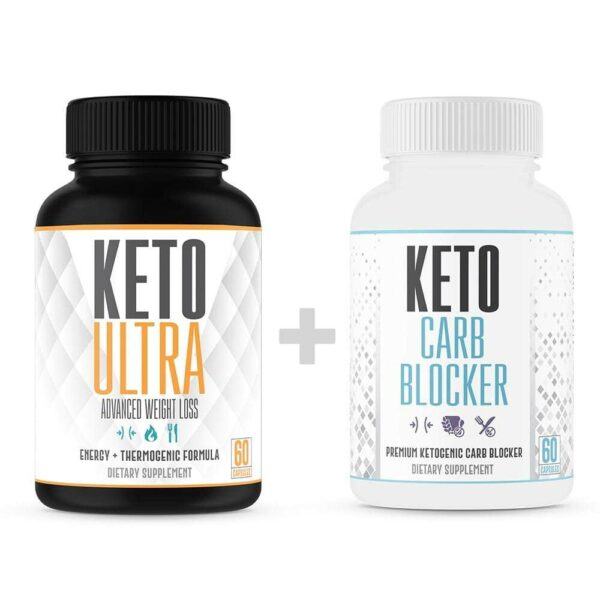 Ultimate Keto Stack - Keto Ultra Weight Loss & Carb Blocking Combo - 30 Day Supply-3613