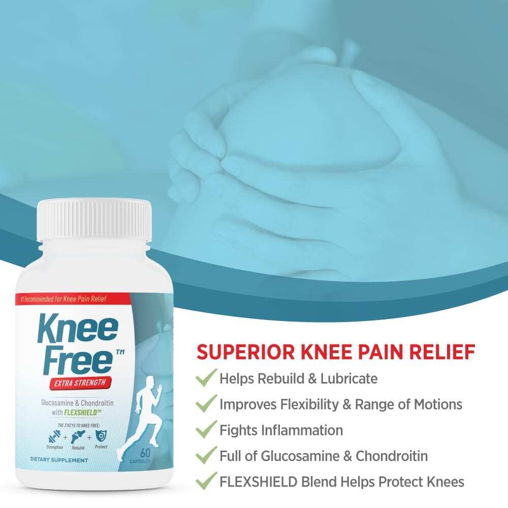 Knee Free Extra Strength, Focused Formula for Knee Pain Relief 60