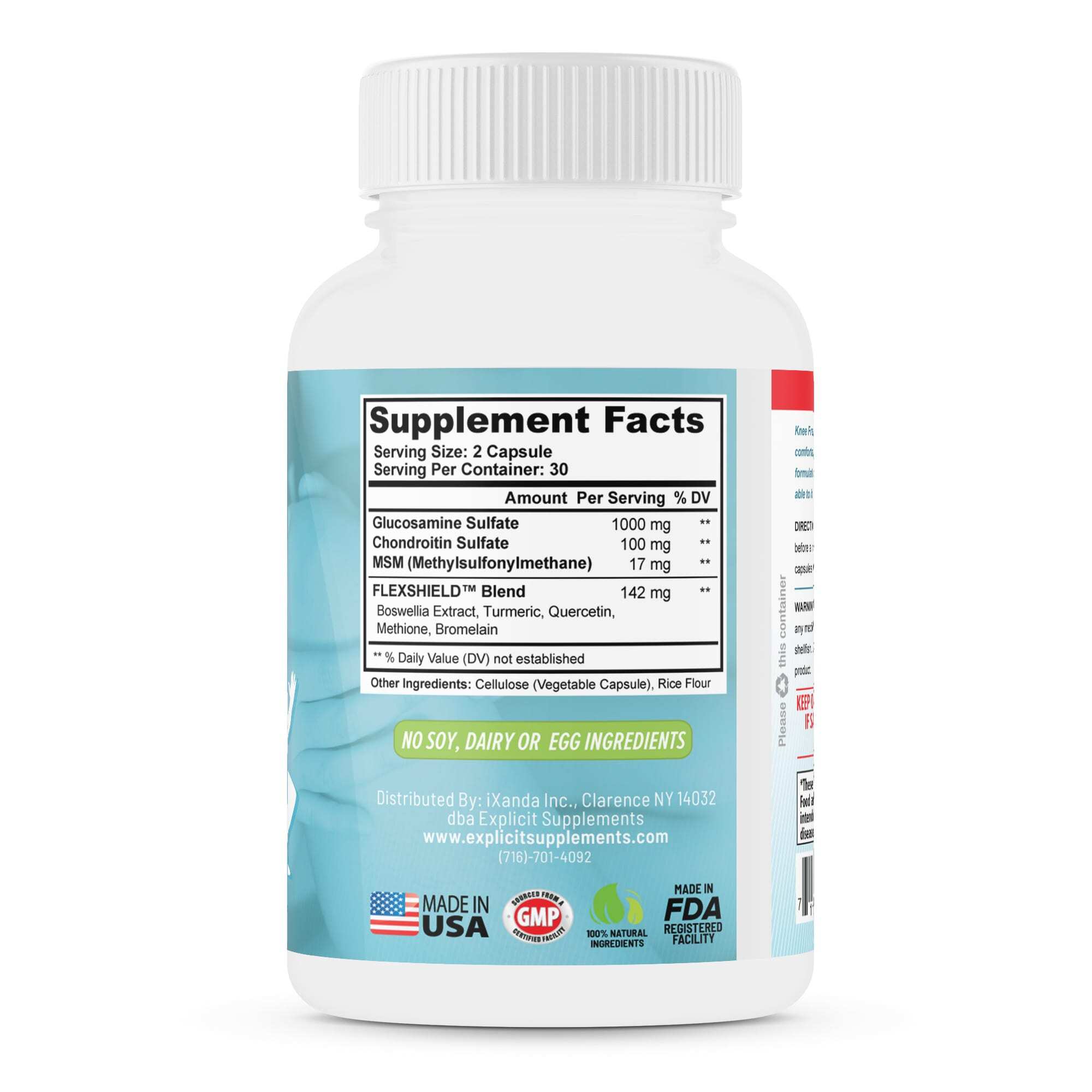 Knee Free Extra Strength, Focused Formula for Knee Pain Relief 60