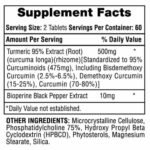 Turmeric 95 - 500mg - 20 Tablets By Hi-Tech Pharmaceuticals - Image 2
