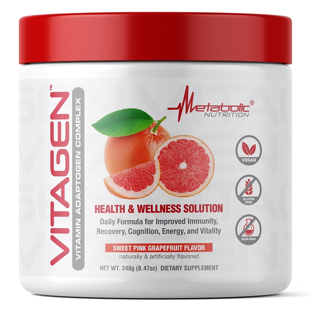 VitaGen_Sweet_Pink_Grapefruit_1000x1000_d5127032-2933-4acc-9243-035616d892d1_2048x2048 VitaGen - Sweet Pink Grapefruit - 30 Servings By Metabolic Nutrition * EXP 10/19 - Image 1