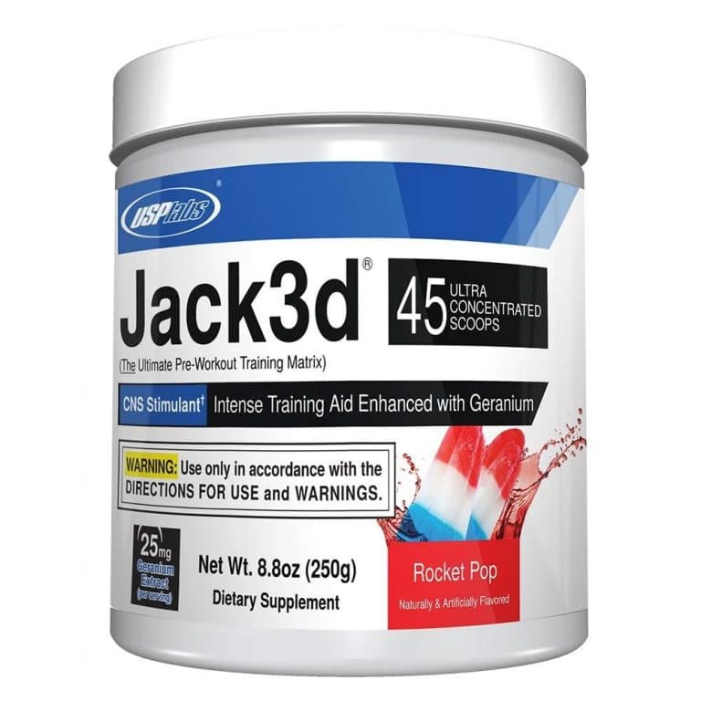 Jack3d PreWorkout 4 Flavors USP Labs