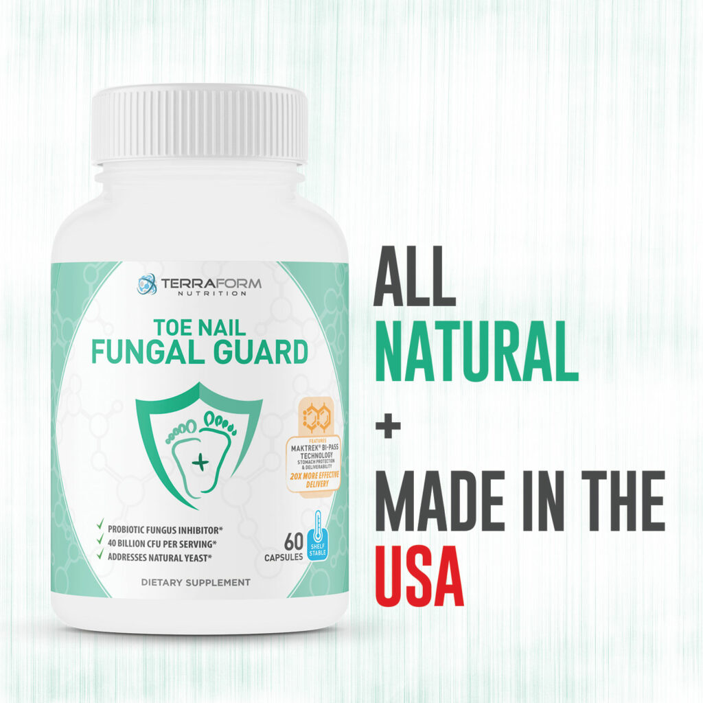 Terraform Nutrition Toenail Fungal Guard Probiotic Fungus Inhibitor