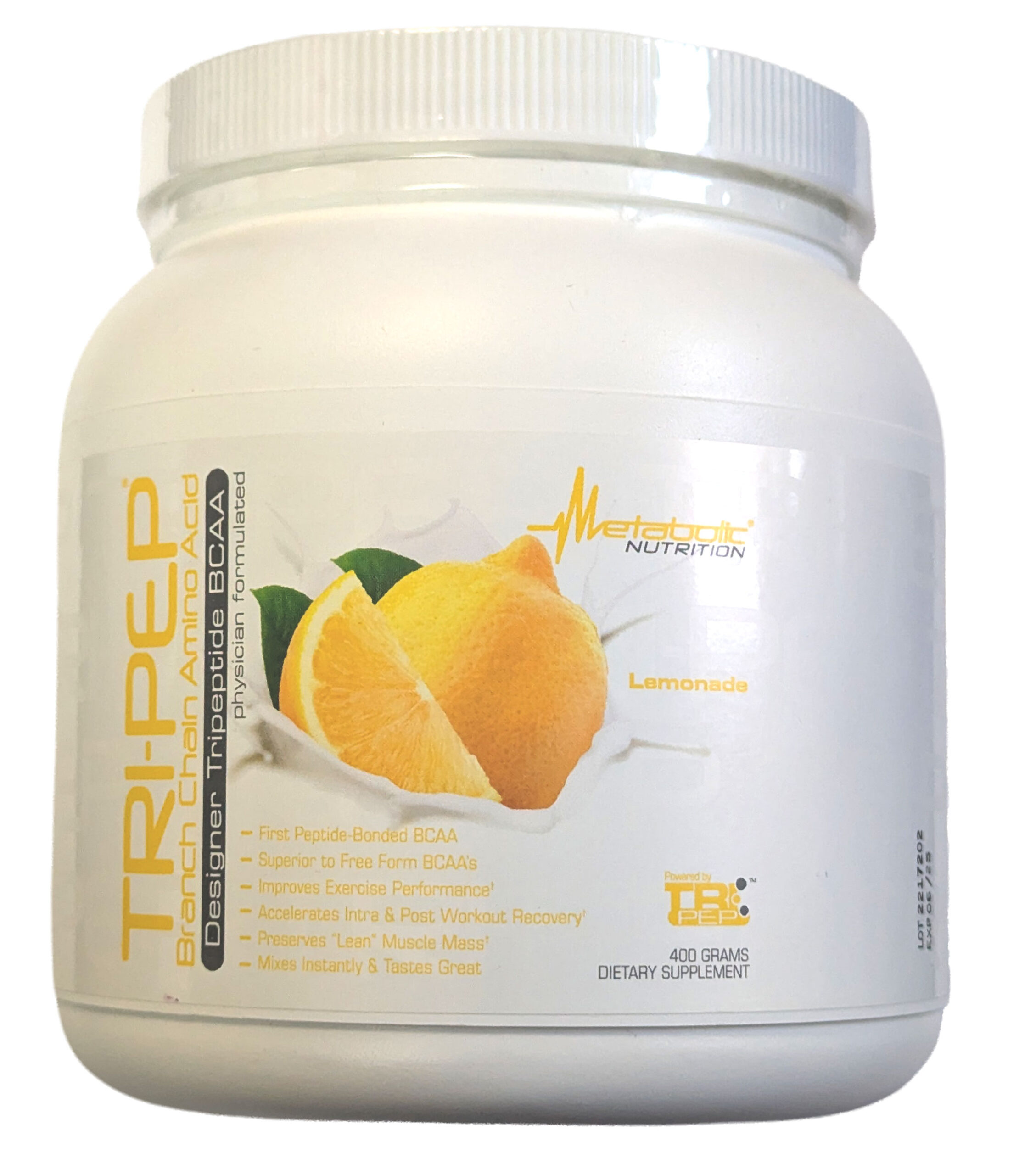 tri-pep-lemonade-1 Metabolic Nutrition Tri-Pep - Lemonade - Exp 06/25 - Image 1